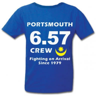 Pompey 657 Crew T-Shirt Portsmouth Hooligans Pompey Shirt