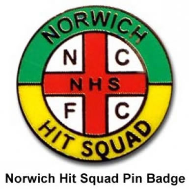 norwich hooligans city badges squad hit badge