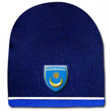 Official Portsmouth FC Crest Beanie Hat