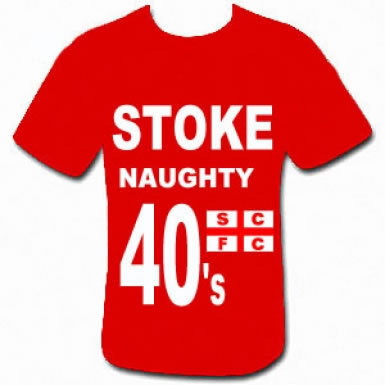 Buy Stoke Naughty 40 Hooligans T-Shirt