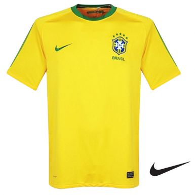 Buy Official Brazil Football Crest Shirt by Nike